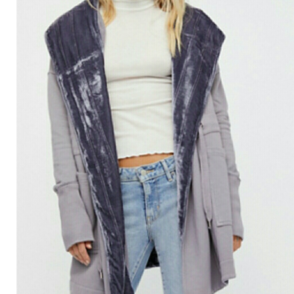 Free People Westwood velvet cardigan